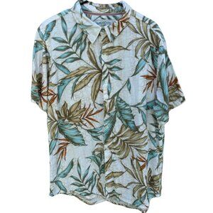 Margaritaville Casual Tropical Button Down Shirt Short Sleeve